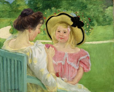In the Garden by Mary Cassatt